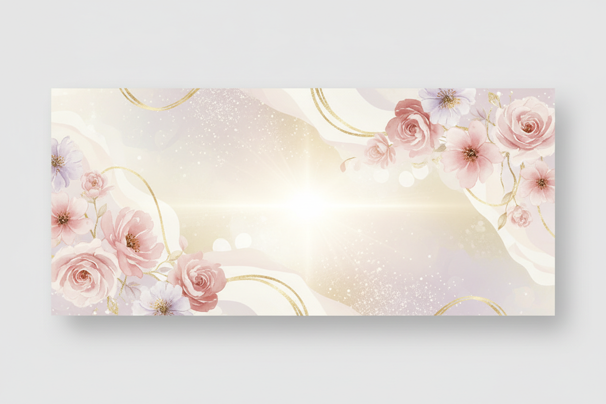 Banner elegante autostima e crescita personale